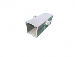 Grey Colour Steel Simulated FRP Cable Tray Customized Angle Trunk