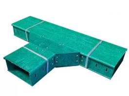 Well Connected T Shape Three Way FRP Cable Tray Trunk High Durability