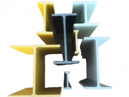 Smooth Treated Fibreglass I Beam With Strong Lightweight Performance
