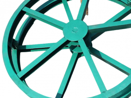 High Flexibility FRP Round Industrial Cable Reel Support System